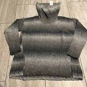 Style & Co. Gray pull over , cowl neckline, slit on the hem for women Small